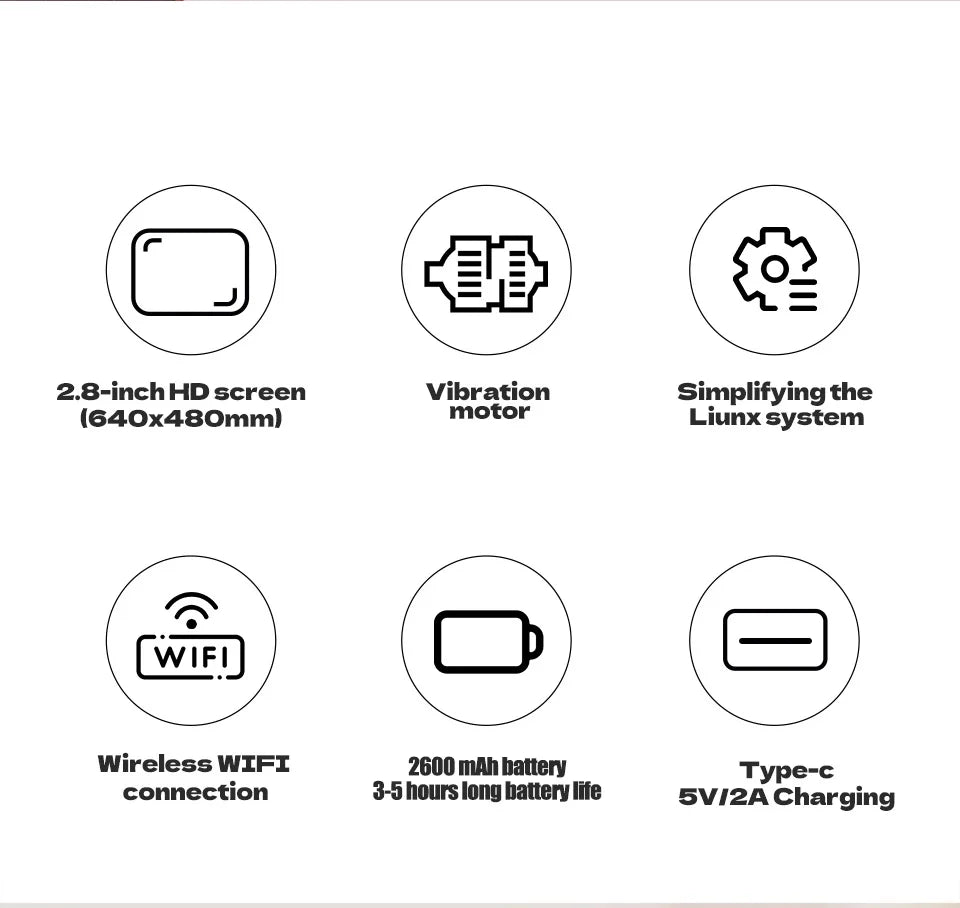 MIYOO A30 Handheld Classic Game Console IPS Screen Linux System 2600mAh Portable Battery Retro Emulator Video Player Kids Gifts