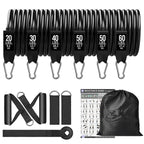 Bandas de Resistência com Âncora de Porta e Tiras de Tornozelo