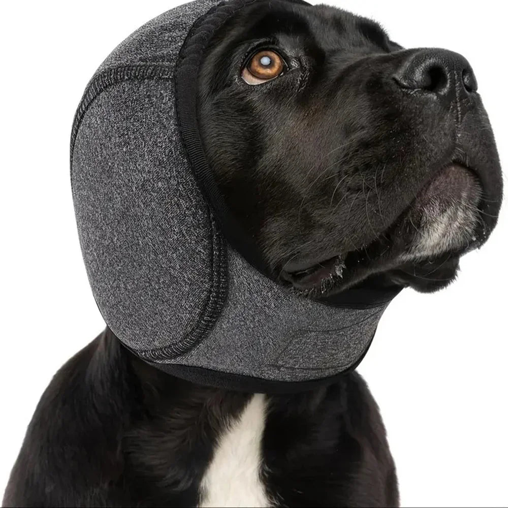 Dog noise reduction, sound insulation, ear muffs, waterproof swimming, dog emotional soothing headgear.