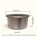Stainless steel dog water bowl with floating disc design, non-wet mouth anti-tail pet drinking bowl, slow feeder water for dogs.