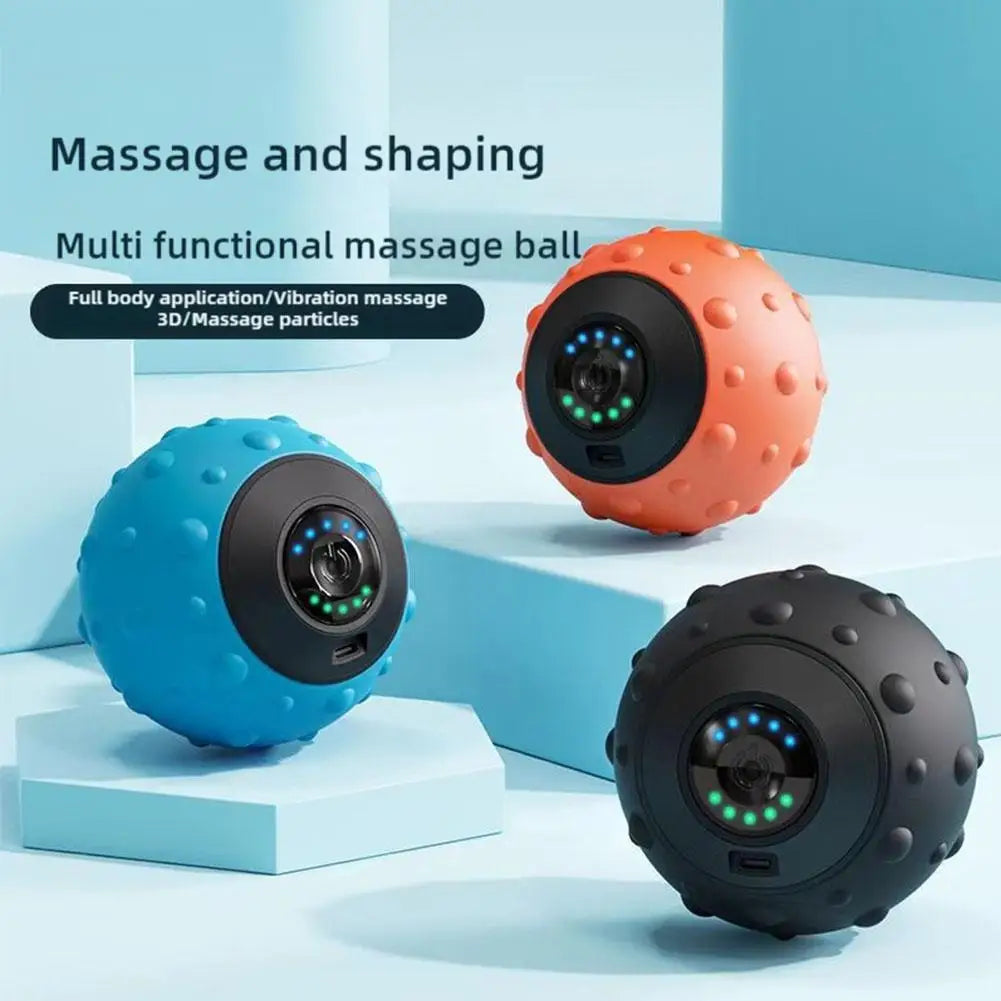 Electric Massage Ball Health Care Fascia Ball Muscle Relaxation Ball Massager Fitness Yoga Exercise Vibrating Yoga Fitness