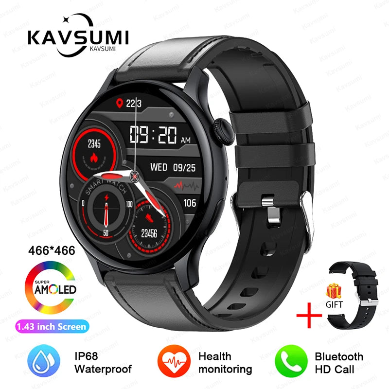 Smartwatch for Women AMOLED Screen Always Display Time NFC IP68 Waterproof Sports Call Women Smart Watch For Women Custom Dial