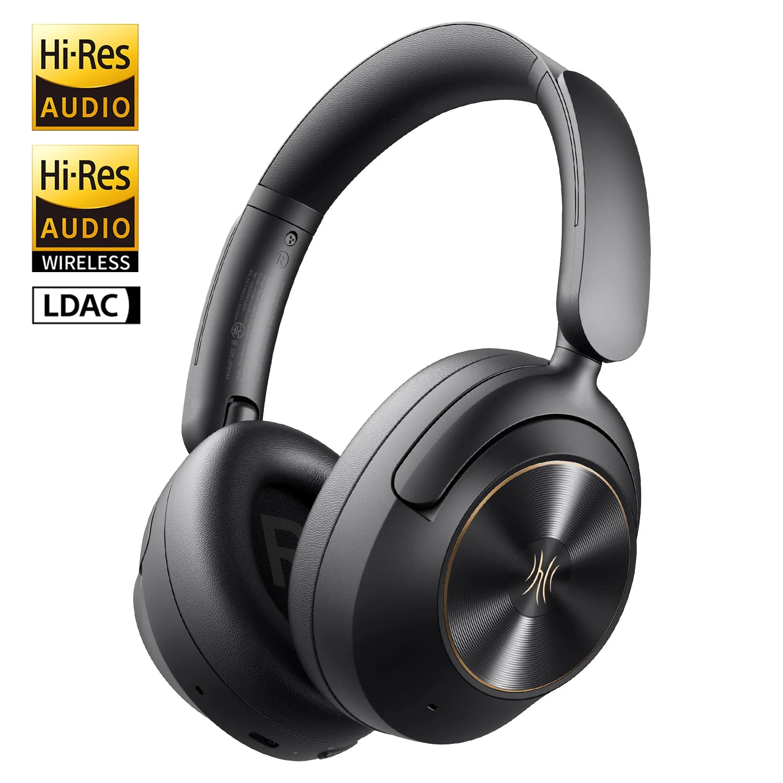 Oneodio A6 ANC Wireless Bluetooth 6.0 Headphones -48dB Hybrid Active Noise Canceling Over Ear Headset With Mic Hi-Res LDAC APP