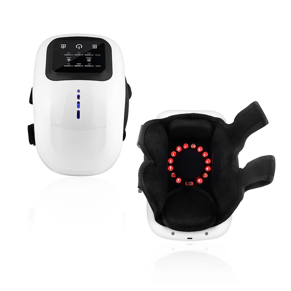 KneeSmart Pro – Massajador Inteligente para Joelhos com Vibração, Pressão de Ar e Terapia Elétrica Multizona