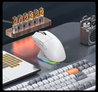 Attack Shark X11 Wireless Mouse,Bluetooth/2.4G/wired Tri-Mode Mouse ,PAW3311 RGB Magnetic charging dock Gaming Mouse