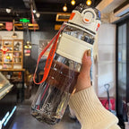 750ml/1000ml Large Capacity Sports Water Bottle Waterproof Plastic Water Cup Outdoor Travel Cycling Hiking Camping Gym Drinkware