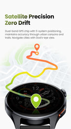 HAYLOU Watch 4S – AMOLED HD, GPS Avançado e Performance Desportiva