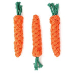 Pet Knot Toys For Dogs And Cats Carrot Shape Cotton Rope Pet Toy Dog Puppy Kitten Chew Toy Interactive Dog Toys