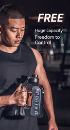 1.7L/2.7L/4L/5L Sports Water Bottle Gym Cycling Cup Portable Large Capacity Water Bottle For Fitness Camping Men Water Kellte