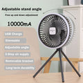 IRALAN Modern Fan light Portable And Adjustable Wireless USB Electric Fan Dual Mode Use For Home Office Travel Outdoor Camping