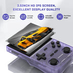 KINHANK Open Source K36 Retro Handheld Video Game Console with 16,000 Games Emulator for PS1/PSP/DC/N64/SS, 3.5-inch IPS Screen