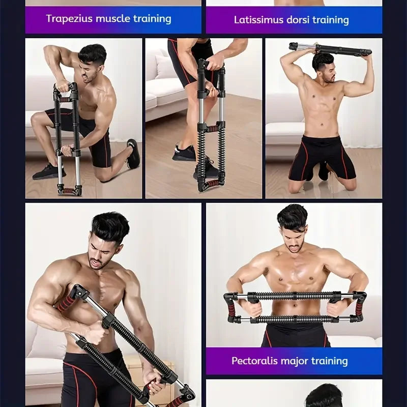 Multi functional full body exercise trainer, adjustable 220.46 pounds - capable of exercising deep muscles such as chest, abdomen