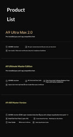 ATK DragonFly A9 Air Ultimate Wireless Gaming Mouse PAW3950 Ultra 42000DPI 750IPS 8KHz RGB Ergonomic Design for Windows MacOs