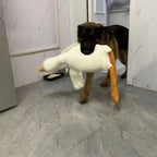 Peluche Ganso Realista Grande para Cães – Brinquedo Macio e Durável para Mastigar