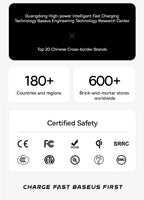 Aspirador Portátil Baseus 6000Pa 2‑em‑1 para Carro, Casa e Escritório