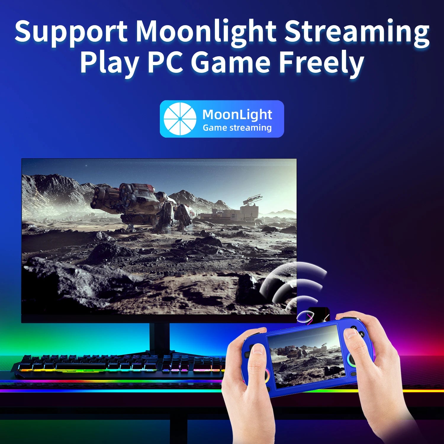 Anbernic RG40XX H 4.0” Handheld Game Console RG40XXH Retro Gaming Player 64G Preloaded 5000+ Games Portable Linux 64-bit System