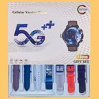 H10 4G LTE Men's Smartwatch: Dual 500W camera for video calls, 4 + 128 GB, WiFi NFC, 1380mAh battery