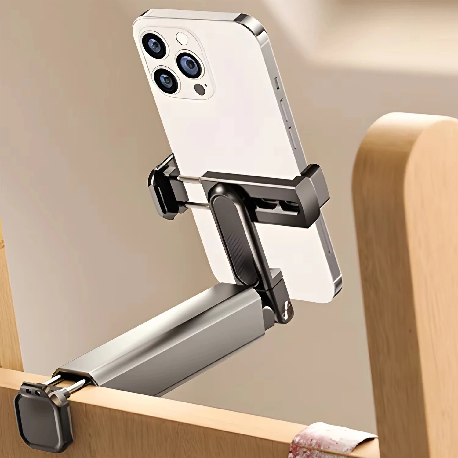 Suporte de Telemóvel Portátil 360° Ajustável para Viagem e Mesa