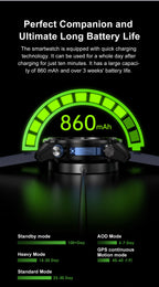 Smartwatch Militar 2025 – Mapas Offline, Memória 4GB e Multimédia Completa