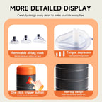 AirwayRescue Pro – Dispositivo Portátil Anti‑Asfixia com Sucção de Emergência