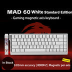 MADLIONS Mad 60he Mad60HE Mad 68HE Mechanical Keyboard Magnetic Switch Wired Hot Swap 8K Polling Rate Customized Gaming keyboard