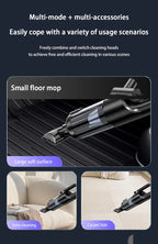 Cordless car vacuum cleaner, one-button dust removal, high-power portable vacuum cleaner, large suction mini vacuum cleaner.