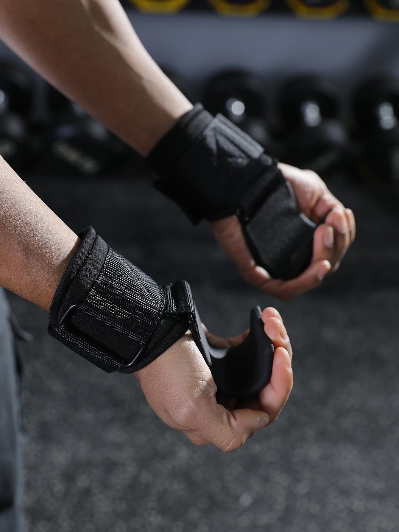 VBOSi PowerHooks – Ganchos de Musculação com Suporte de Pulso para Deadlifts e Pull-Ups