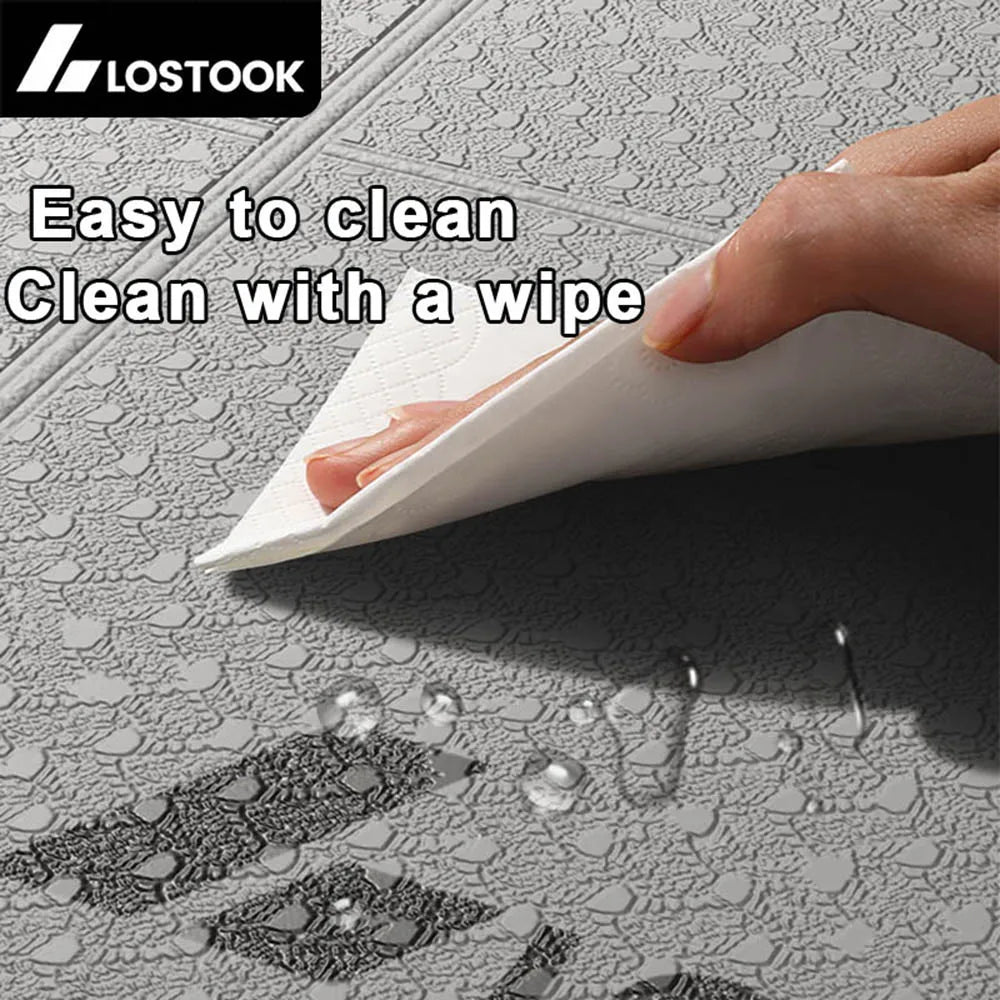 Tapete de Yoga TPE 4 mm Dobrável para Viagem e Treino em Casa