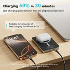 KUULAA 10000mAh Magnetic Power Bank — Wireless 20W MAG Fast Charge