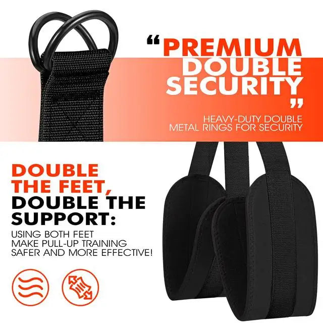 Assisted Belt Pull-Up Bands 75-300 lbs Multifunctional Assist Belt Strength Training Fitness Tools High-Intensity Pull-Up Band