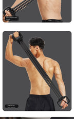 Treinador Ajustável de Ombros, Costas e Peito com Corda Elástica de Alta Resistência