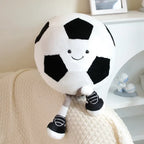 Soccer doll, basketball plush toy, creative soccer doll, cushion, pet ball, interactive dog and cat toy.