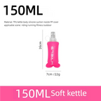 Garrafa Dobrável em Silicone 150ml/250ml/500ml – Portátil com Bocal Bite para Outdoor