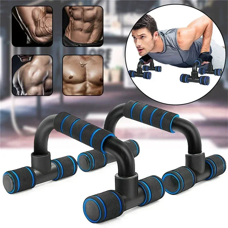 H‑Grip PushUp Pro – Barras de Flexão Antiderrapantes para Treino de Braços e Peito (2 pcs)
