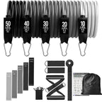 Bandas de Resistência com Âncora de Porta e Tiras de Tornozelo