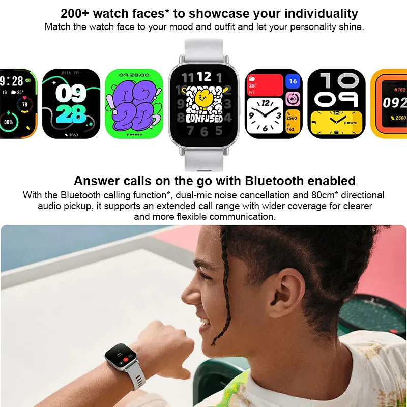 Redmi Watch 5 Active – Conectividade, Saúde e Ecrã XL