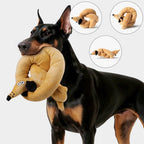 100CM Sausage Dog Toy Creative Sound-making Plush Companion Dog Toy Squeaky Dog Toy Chew Teething Dental Interactive Play Toys