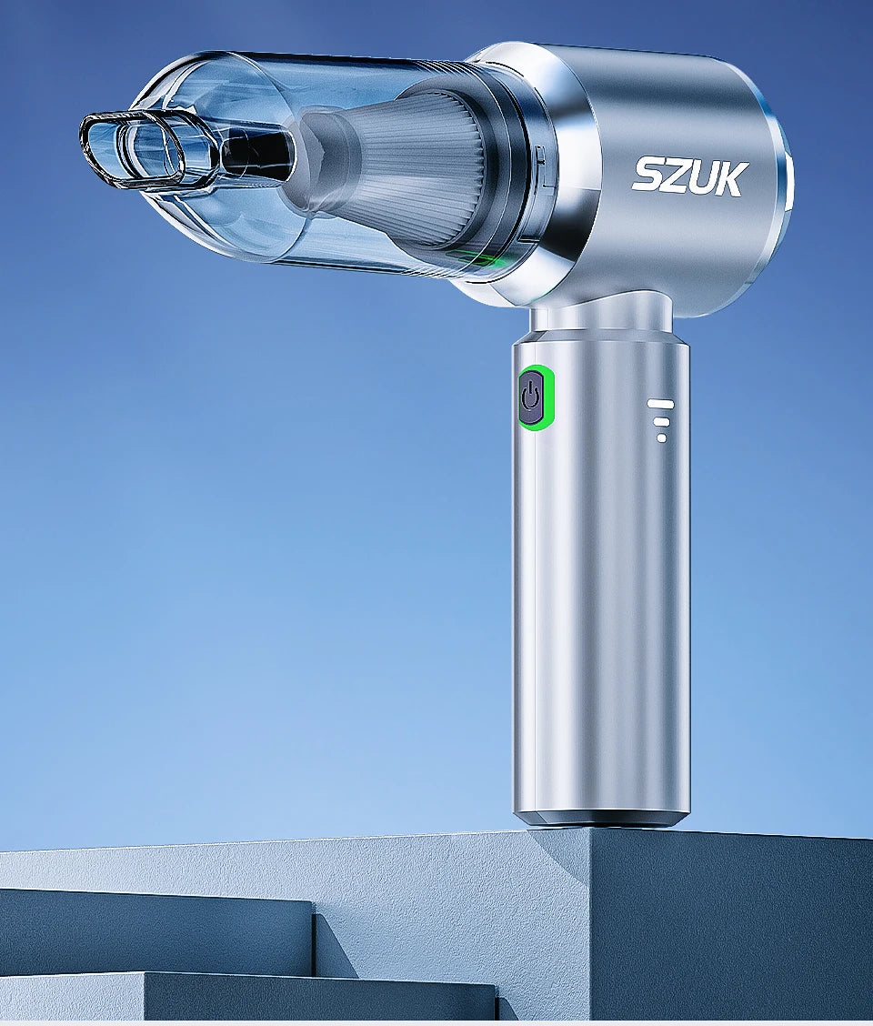 Aspirador Portátil szuk Sem Fios SZUK 180000PA para Carro e Casa