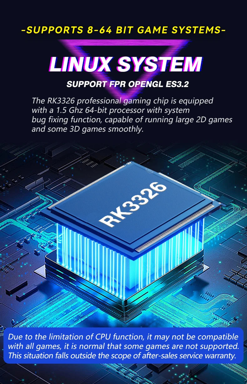 Open Source XF40V Retro Handheld Game Console 4.0 Inch 720x720 IPS Screen Portable Hand Held Retro Video Gaming Player