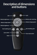 LED Astronaut Projector Night Light Nebula Sky Ceiling Galaxy Star Lights Bedroom Home Party Decorative Children Kids Gift