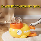 Pet slow food bowl, duck dog snack dispenser, slow anti-swallowing dog food feeder, interactive feeder for small and medium-sized pets.