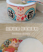 Pet Instant Noodle Cat's Nest Semi Closed Warm Plush Small Dog's Nest All Season General Lamian Noodles Cute Cat Bed