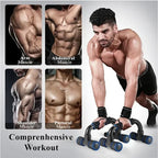 H‑Grip PushUp Pro – Barras de Flexão Antiderrapantes para Treino de Braços e Peito (2 pcs)