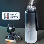 1 Liter Large Capacity Sports Water Bottle Leak Proof Colorful Plastic Cup Drinking Outdoor Travel Portable Gym Fitness Jugs