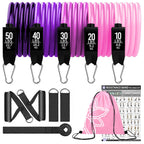 Bandas de Resistência com Âncora de Porta e Tiras de Tornozelo