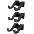 Wall Mounted Gamepad Holder for PS5/PS4/Xbox/Switch – 3 Pcs Black Controller Stand with Adhesive & Screws Gaming Accessories