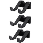 Wall Mounted Gamepad Holder for PS5/PS4/Xbox/Switch – 3 Pcs Black Controller Stand with Adhesive & Screws Gaming Accessories