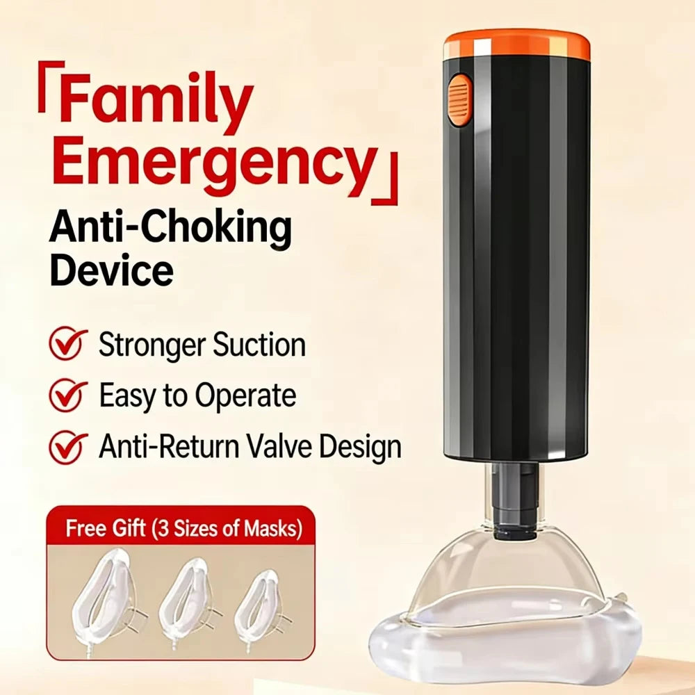 AirwayRescue Pro – Dispositivo Portátil Anti‑Asfixia com Sucção de Emergência