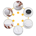 RGB LED Under Cabinet Lights with Remote Control Battery Powered Wireless Dimmable Night Lamp LED Lights for Home Wardrobe Light