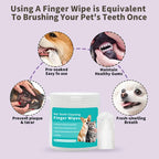 Pet cleaning products Disposable finger toothbrush Pet teeth cleaning wet finger covers Dog and cat oral cleaning